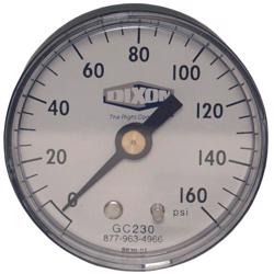 GC620 ABS Standard Dry Gauge Center Back Mount GC620 ABS Standard Dry Gauge Center Back Mount